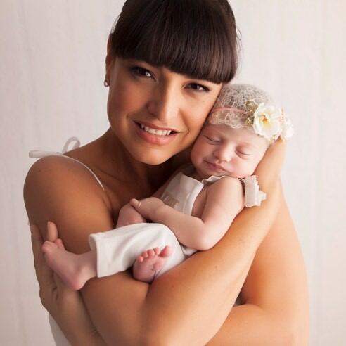 Las primeras fotos de Andrea Estévez y su hija Hannah (Foto: Instagram/ @estevezandrea)