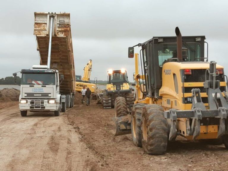 Continúan los trabajos en la ruta 3