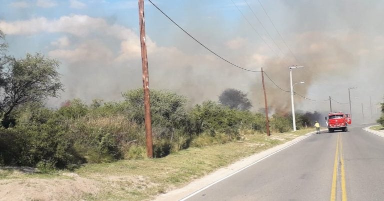 Incendio en Cura Brochero