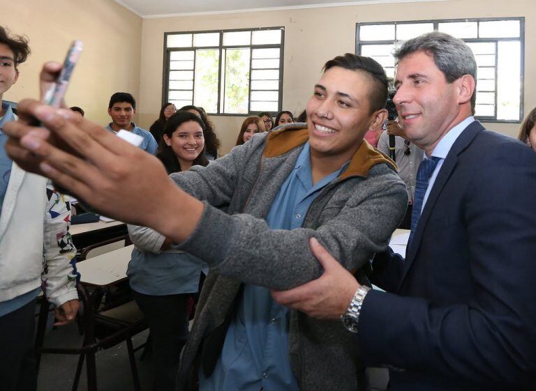 El gobernador Sergio Uñac participó en el lanzamiento.