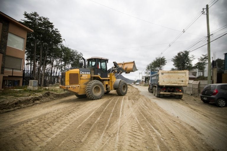 Reparaciones en calle Tucumán (Ushuaia)