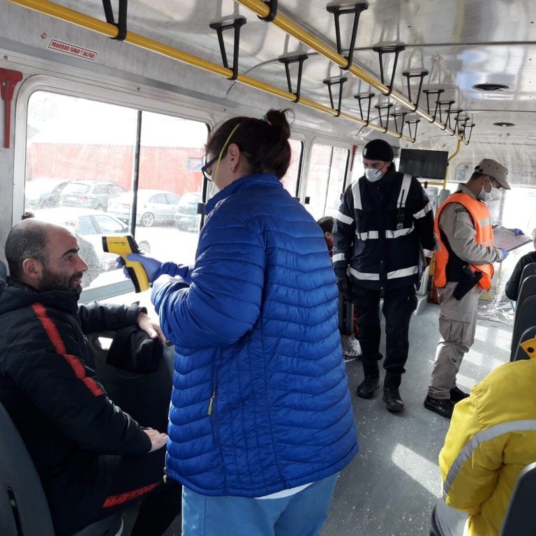 Protocolo de control en transportes públicos