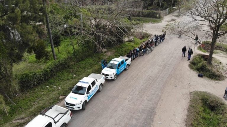 Intenso operativo policial en Zona Sur de Resistencia y en el barrio La Rubita. (Diario Norte).