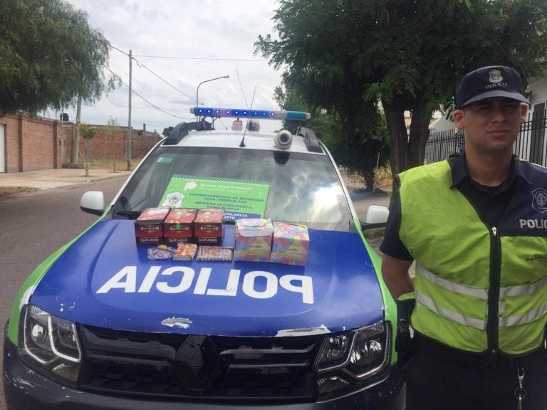 Secuestraron elementos pirotécnicos