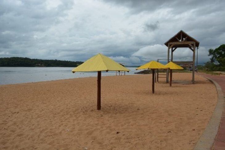 La Playa Sarandí en Candelaria.