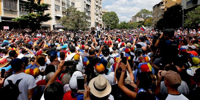 Miles de personas salieron nuevamente a las calles de Venezuela (Foto: Eduardo Verdugo/ AP)