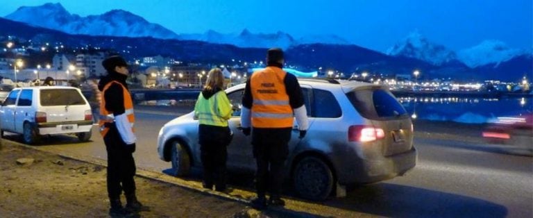 Controles de tránsito en Tierra del Fuego