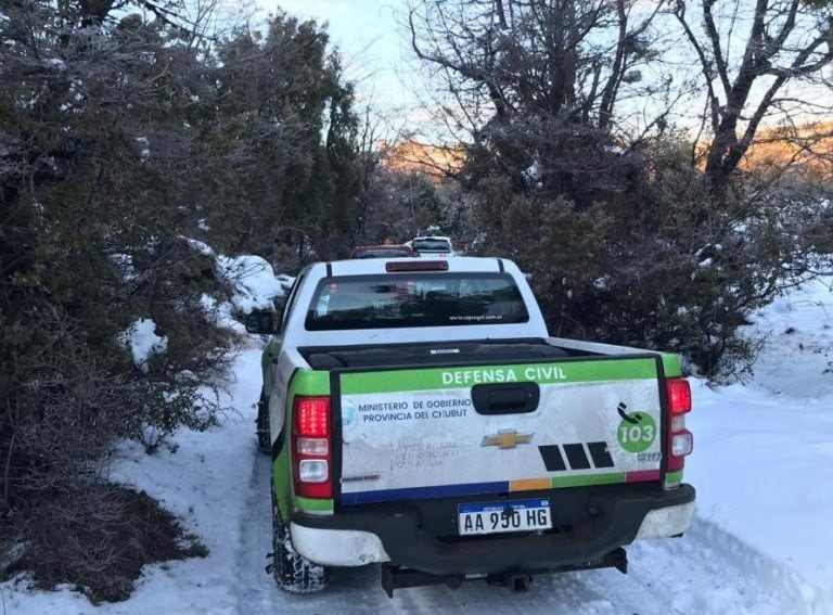 Defensa Civil encabezó el operativo.