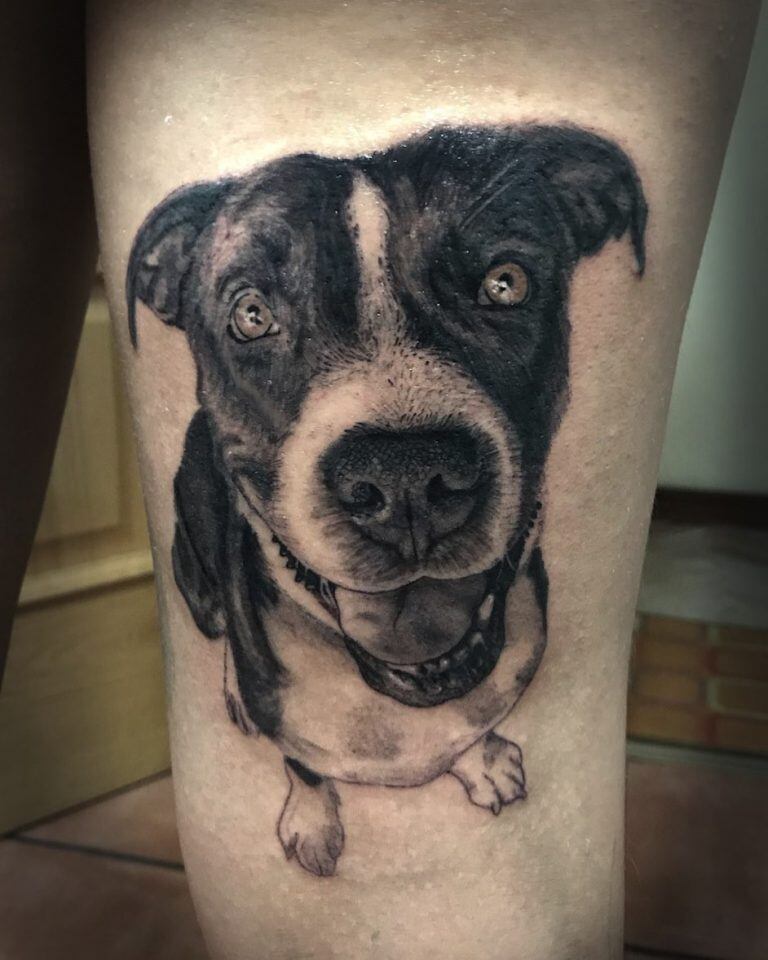 Se tatuó a su perro muerto y el resultado generó una gran repercusión en las redes (Foto: Instagram/ @diego.lopezjz)