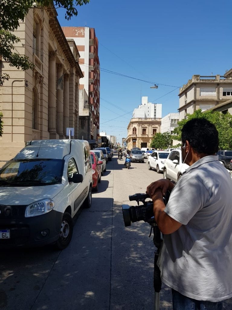 Expectativa en los Tribunales de Río Cuarto por la llegada de Marcelo Macarrón a declarar en el marco del crimen de su esposa, Nora Dalmasso.