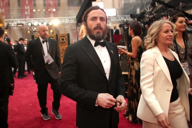 HOLLYWOOD, CA - FEBRUARY 26: Actor Casey Affleck attends the 89th Annual Academy Awards at Hollywood & Highland Center on February 26, 2017 in Hollywood, California.   Christopher Polk/Getty Images/AFP
== FOR NEWSPAPERS, INTERNET, TELCOS & TELEVISION USE 