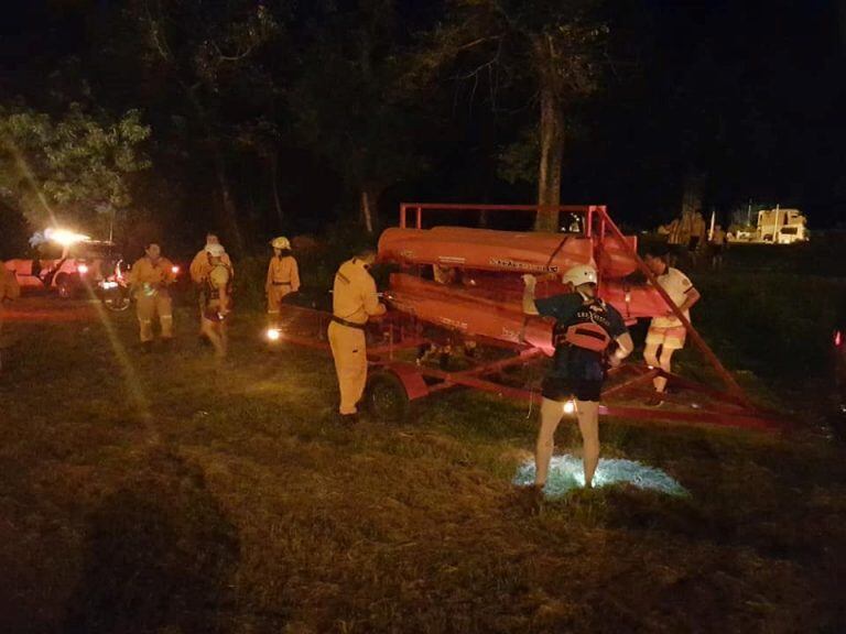 Bomberos Arroyito acuden al salvataje