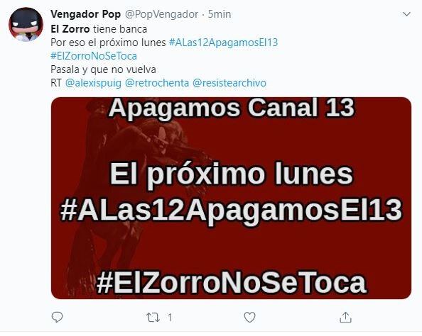 Fanaticos de "El Zorro" en las redes