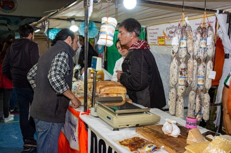 Los productos gastronómicos se quedaron sin stock durante el último día del evento.