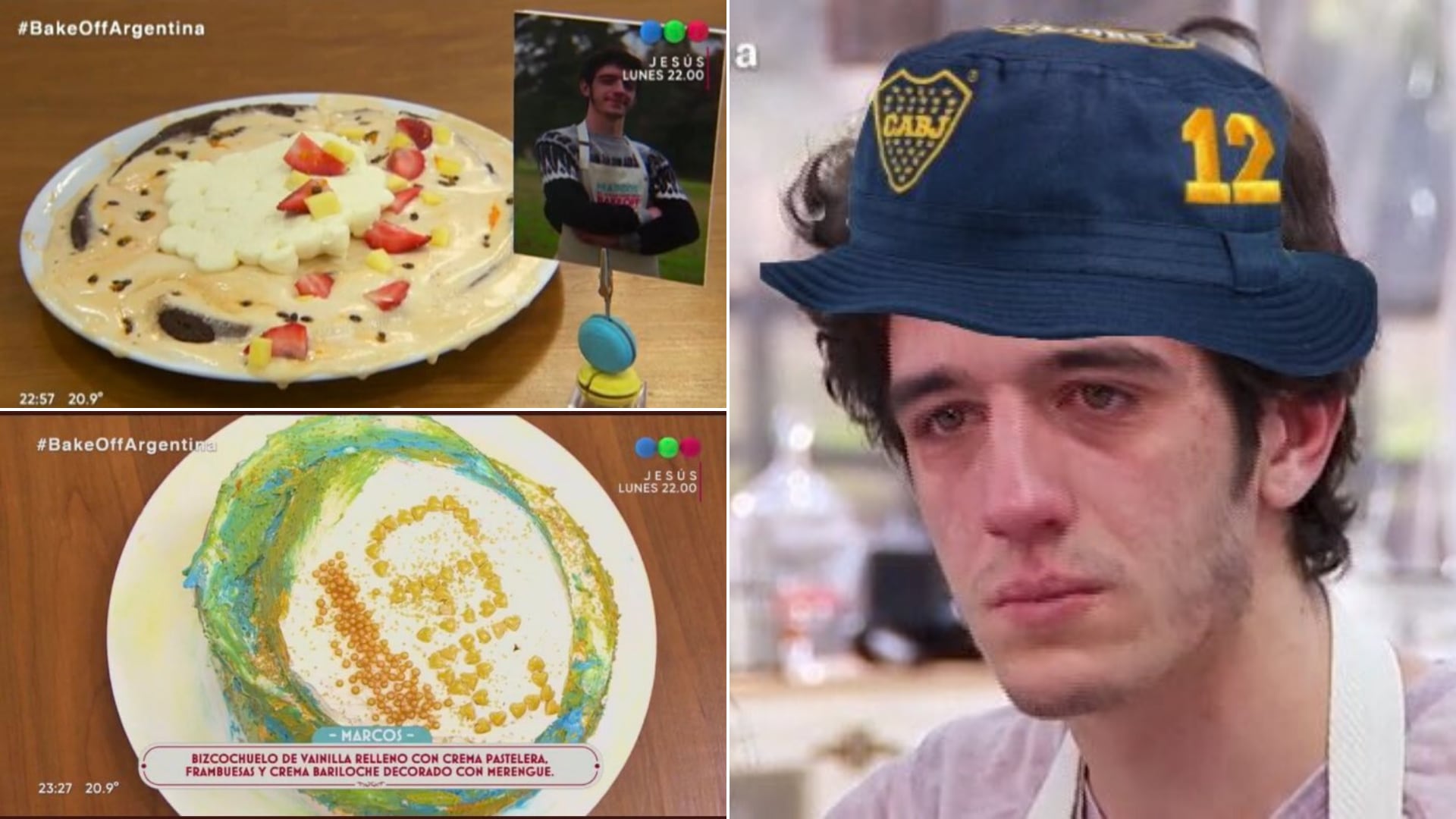 Los memes que le hicieron a Marcos por una tarta que el jurado no probó y su torta a lo “Boke”