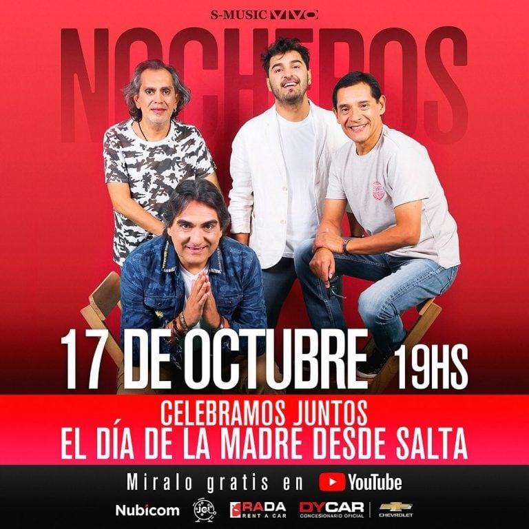 Los Nocheros celebran el Día de la Madre con un concierto virtual gratuito (Facebook Los Nocheros)