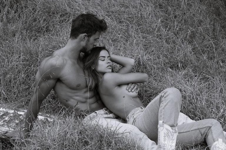 María Del Mar junto a Christian Hogue.