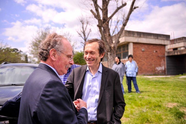 Gustavo Béliz en el acto donde Alberto Fernández, presentó su plan "Argentina sin hambre". Crédito: Federico López Claro.