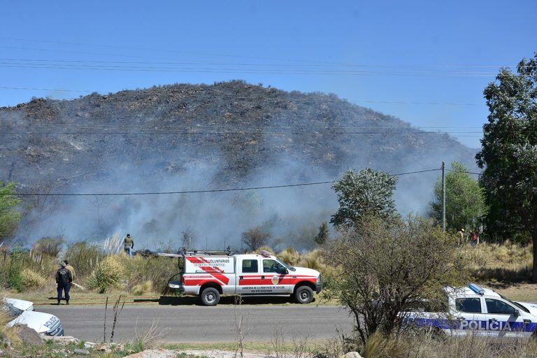 Incendios forestales en San Luis