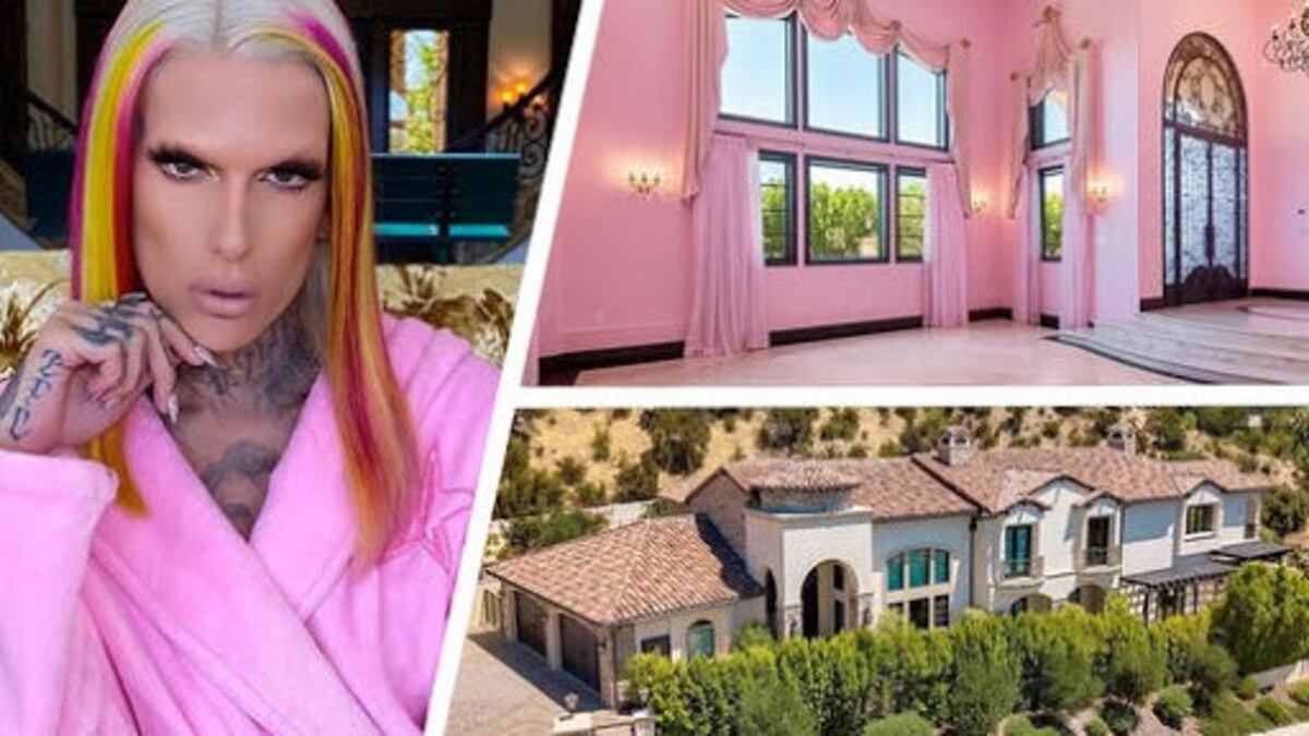La particular mansión del youtuber Jeffree Star inspirada en Barbie que está a la venta