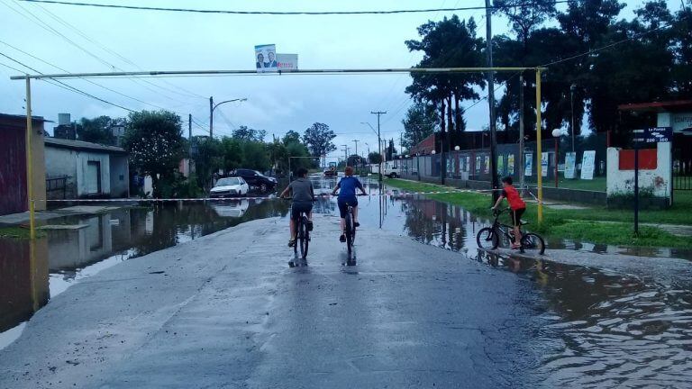 Saturnino María Laspiur, otro de los pueblos complicados por las lluvias en Córdoba.