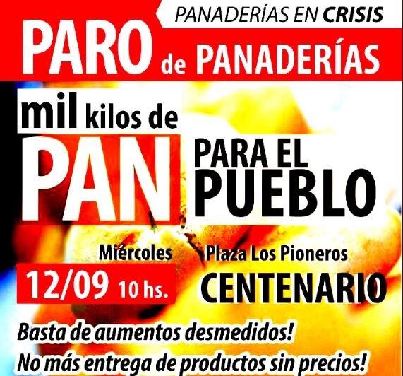 Regalan mil kilos de pan en la plaza Los Pioneros.