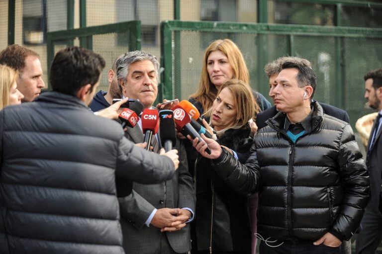 Gregorio Dalbón, uno de los abogados de Cristina Kirchner, en la puerta de los tribunales de Comodoro Py. Foto: Federico López Claro