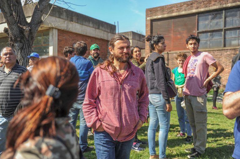 El dirigente Juan Grabois, dirigente de diferentes organizaciones sociales. (Foto Federico López Claro)