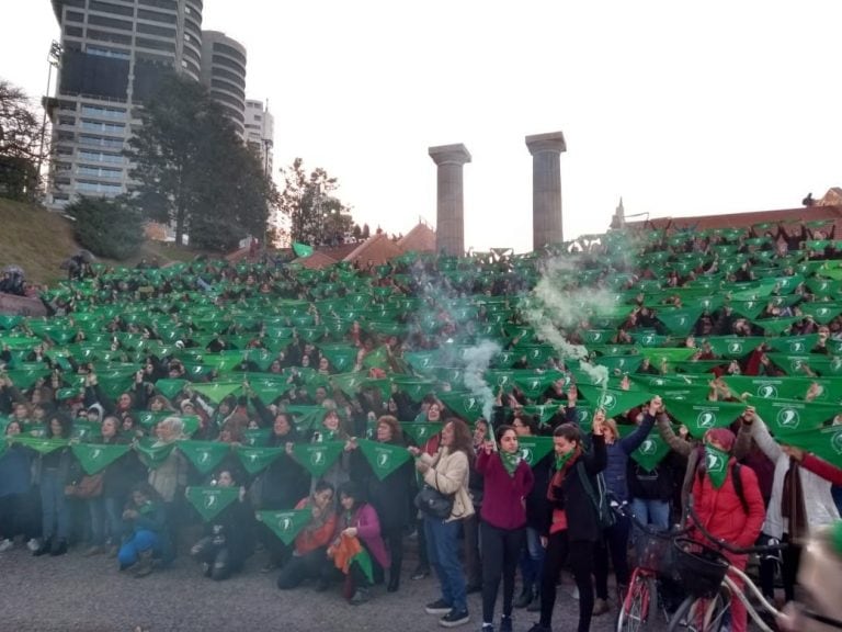 Pañuelazo en Rosario.