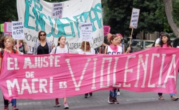 Marcha en Mendoza.