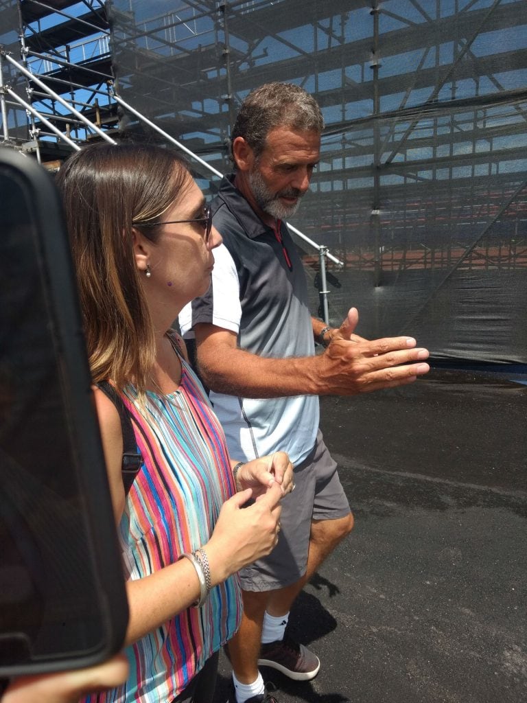 Juan Pérez, presidente de la Federación Cordobesa de Tenis.