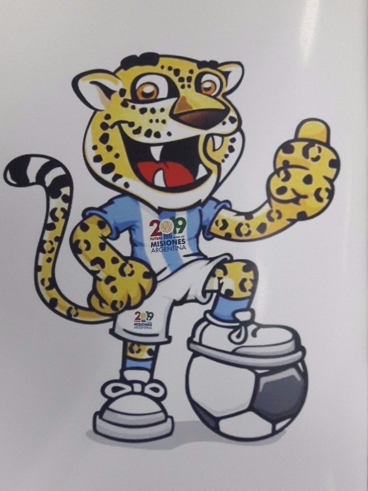 Simón, el yaguareté mascota del Mundial de Futsal 2019. (MOL)