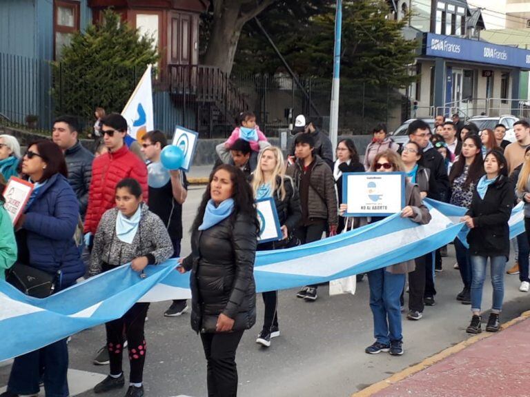 Marcha pro vida - Calle Maipú