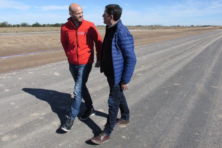 Visita del Ministro Guillermo Dietrich a Arroyito