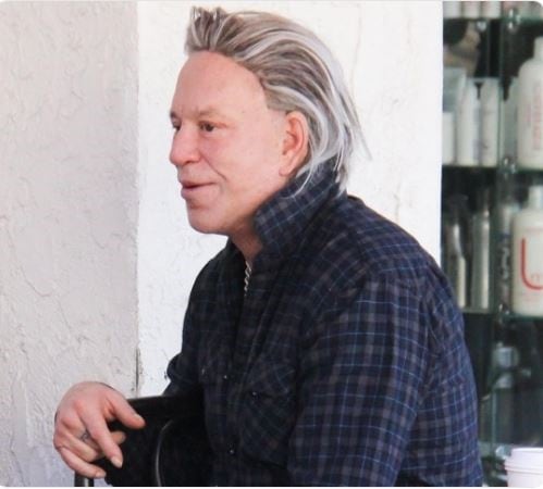 La foto de Mickey Rourke que generó revuelo en las redes sociales