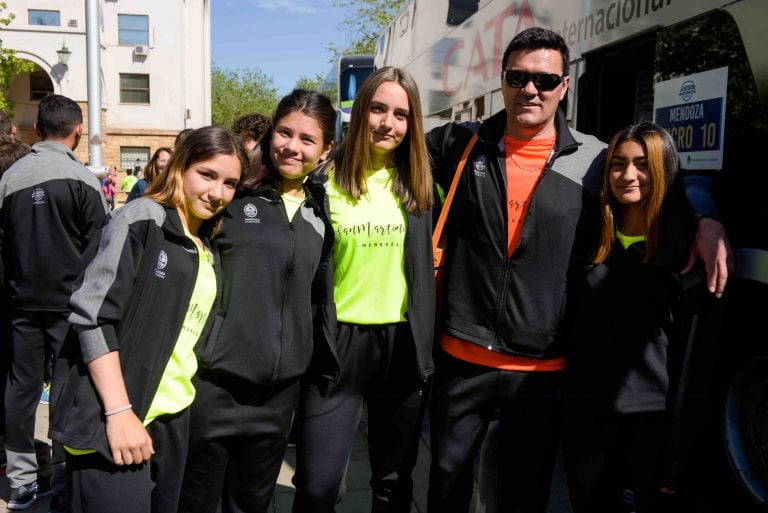 Los jóvenes viajaron llenos de expectativas. Foto: Gobierno de Mendoza.