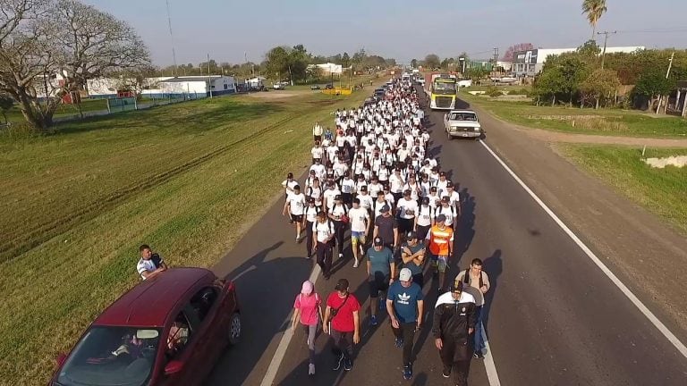 La XXXIII Peregrinación Policial partió hacia Itatí