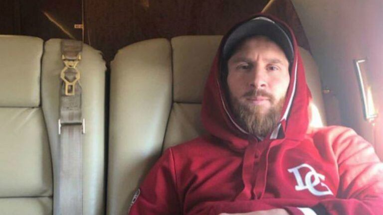 Lionel Messi mostró su intimidad de su viaje para visitar a Giuliano Poser. (Instagram)