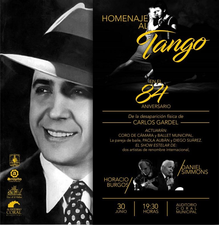 Carlos Gardel  homenaje en Arroyito