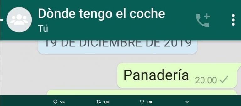 Una joven compartió imágenes del grupo de whatsapp de su madre.