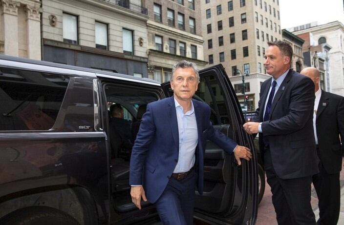 Macri en Nueva York (Foto: Clarín)