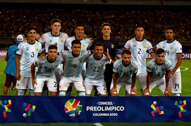 El equipo argentino que buscará llegar a Tokio 2020 (Foto:Juan BARRETO / AFP)