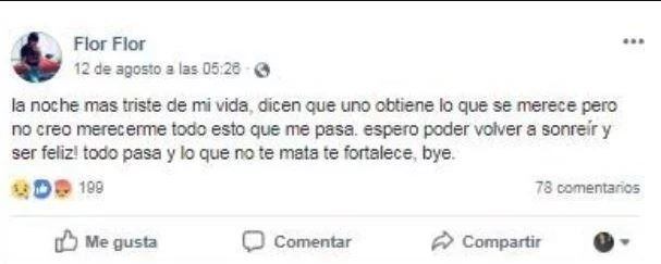 El descargo de la chica atacada