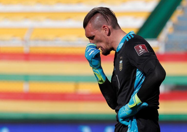 Franco Armani fue titular en las primeras dos fechas de Eliminatorias. (REUTERS)