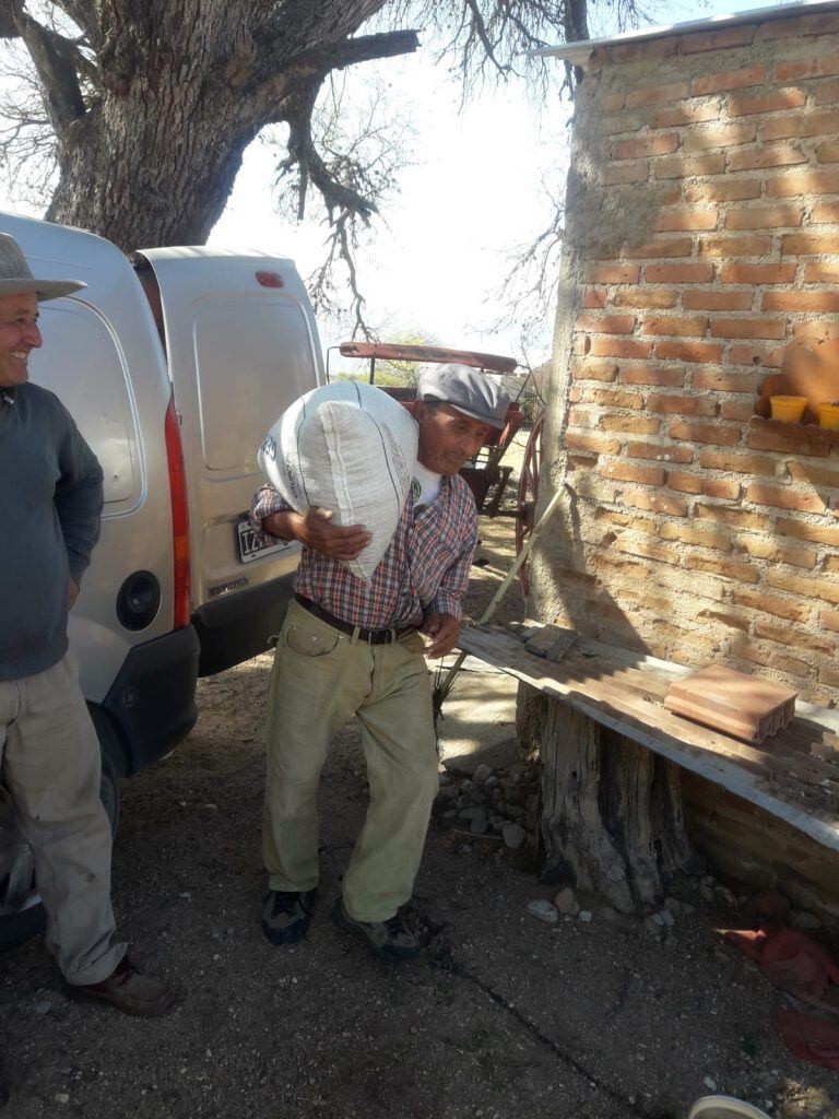 Ayuda a los afectados al incendio