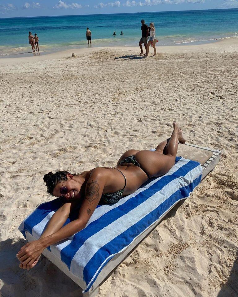 Ivana Nadal incendió las redes desde Tulum (Foto: Instagram)