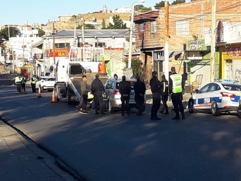 Desde la madrugada y hasta primeras horas de la mañana hubo controles.