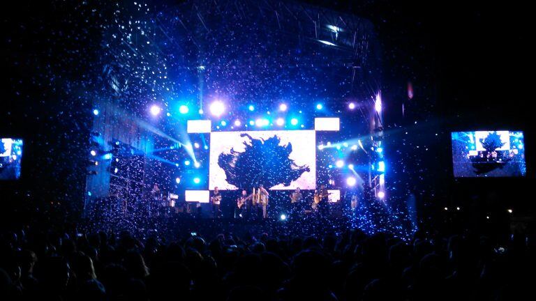 El cierre del festival inaugural del nuevo espacio público en Alto Comedero estuvo a cargo de Los Tekis.