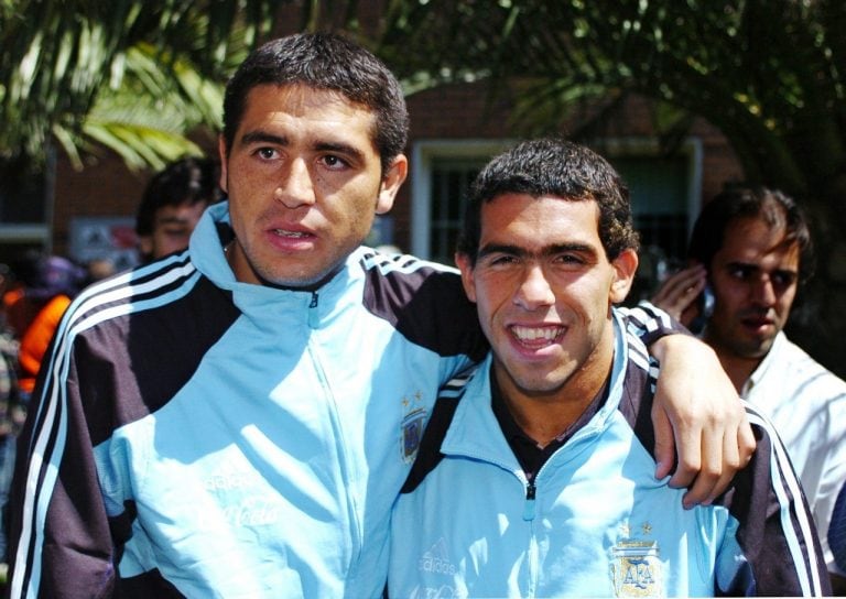 Tevez y Riquelme