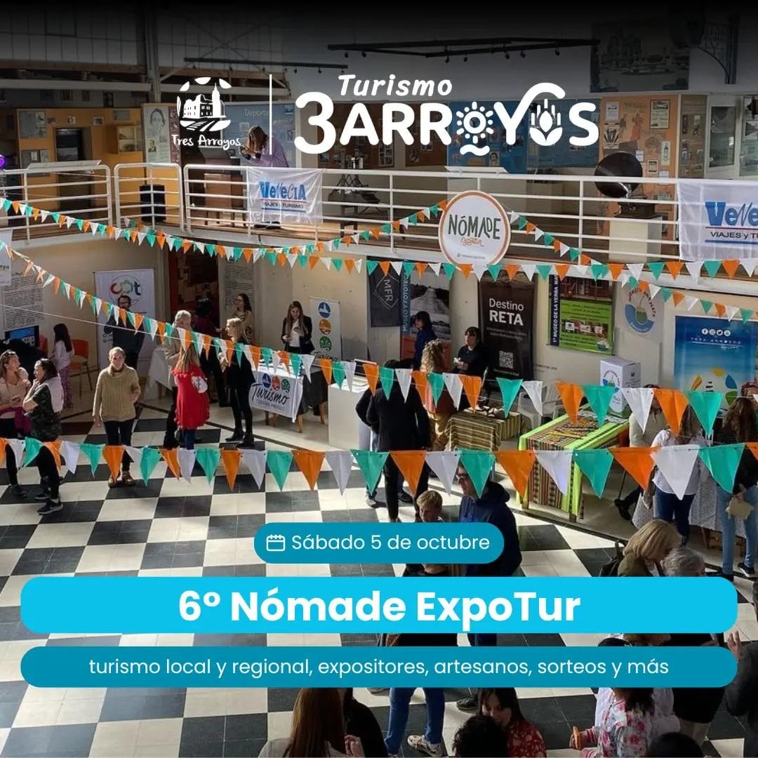 6ª edicón de la Nómade Expo Tur en el Polideportivo de Tres Arroyos